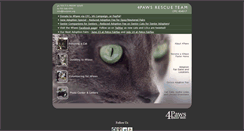 Desktop Screenshot of fourpaws.org